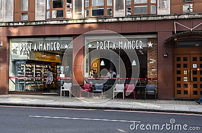 Pret a manger Editorial Stock Photo