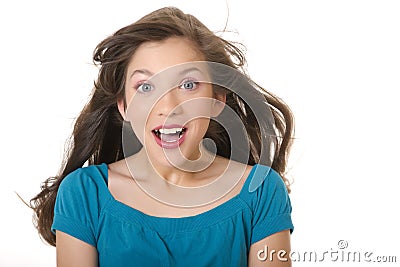 Preteen School Girl Stock Photo