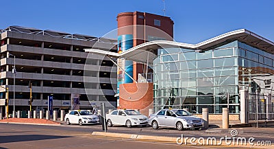 Pretoria Gautrain station in daylight 2 Editorial Stock Photo