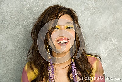 Pretty asian woman Stock Photo