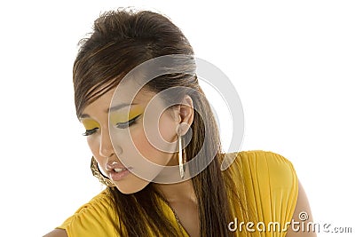 Pretty asian woman Stock Photo