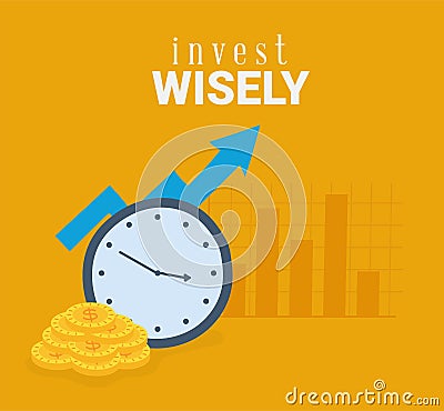 pretty invest cartel Vector Illustration