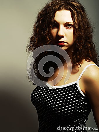 Pretty lady Stock Photo