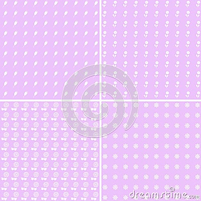 Pretty pastel patterns. Stock Photo