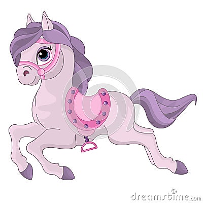 Pretty Pony Vector Illustration