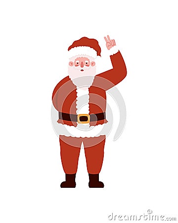 pretty santa illustration Vector Illustration