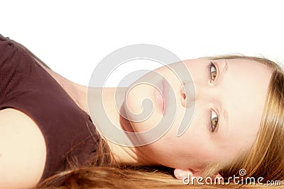 Pretty teenager Stock Photo