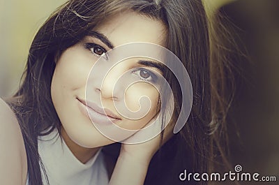 Pretty young woman Stock Photo