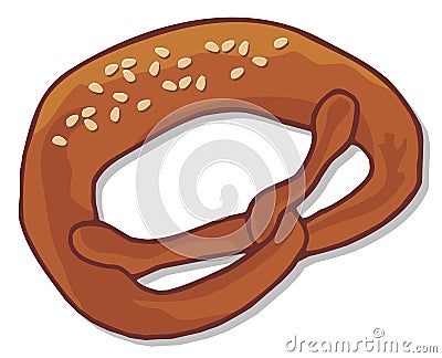 Pretzel Vector Illustration