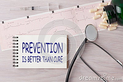 Prevention is Better than Cure Stock Photo