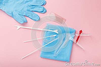 Preventive gynecological examination Stock Photo