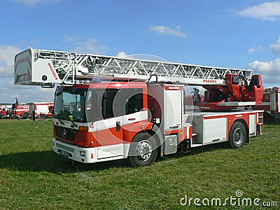 Fire ladder Editorial Stock Photo