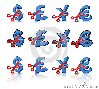 Price Cut Images Stock Photo