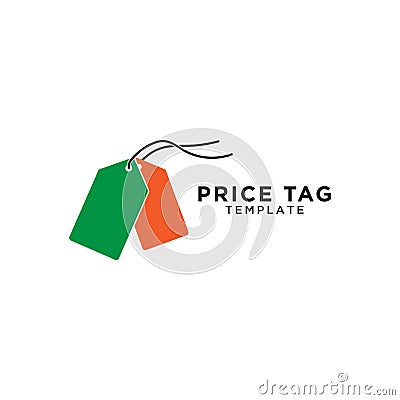 Price tag logo template Vector Illustration
