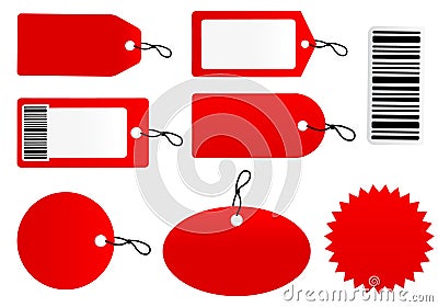 Price tag set Vector Illustration