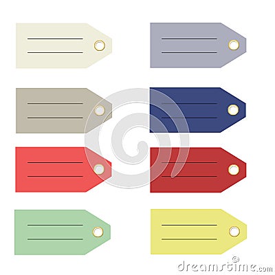 Price tags illustration Stock Photo