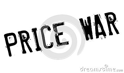 Price War rubber stamp Stock Photo