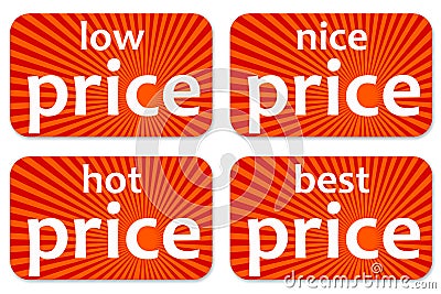Prices Stock Photo