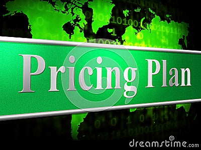 Pricing Plan Means Proposal Procedure And Idea Stock Photo