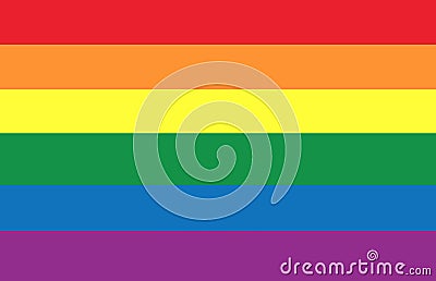 Pride Celebrating LGBT culture symbol. LGBT flag design Stock Photo