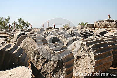 Priene ruins Stock Photo