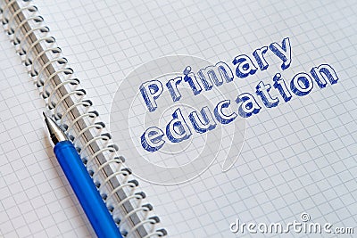 Primary education concept Stock Photo