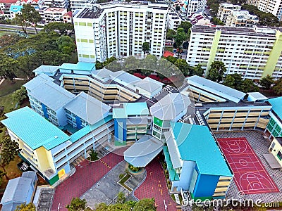 Primary school Stock Photo