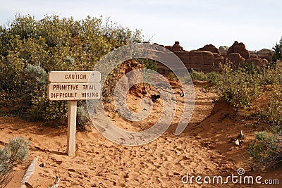 Primitive Trail Stock Photo