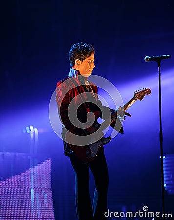 PRINCE IN CONCERT Editorial Stock Photo