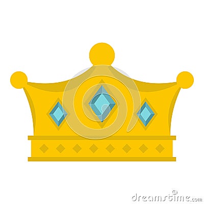 Prince crown icon isolated Vector Illustration