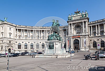 Prince Eugene Hofburg Palace Vienna Austria Stock Photo