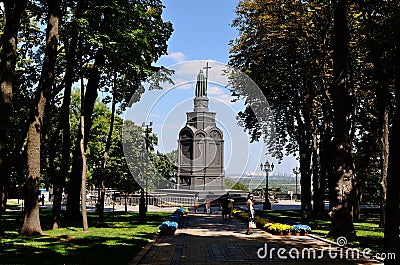 Prince Vladimir Monument, Kiev Editorial Stock Photo