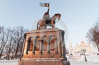 Prince Vladimir Monument - Russia Stock Photo