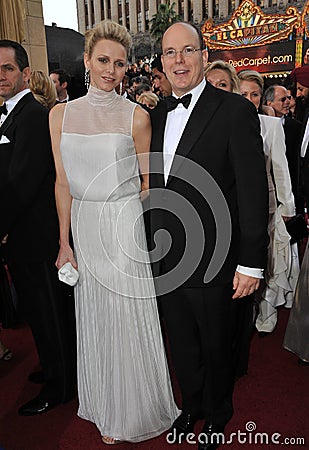 Princess Charlene of Monaco; Prince Albert of Monaco Editorial Stock Photo