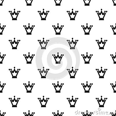 Princess crown pattern vector Vector Illustration