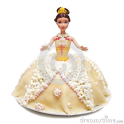 Princess doll cake Stock Photo