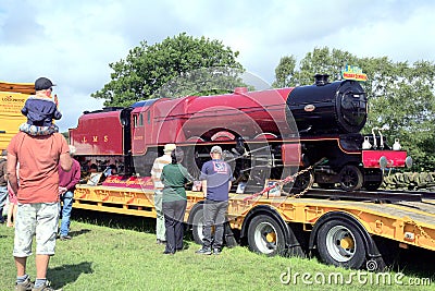 Princess Margaret Rose, 21-inch Gauge Locomotive. Editorial Stock Photo