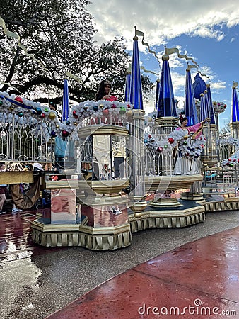 Princess Parade at the Magic Kingdom, Disney World, Orlando, Florida Editorial Stock Photo