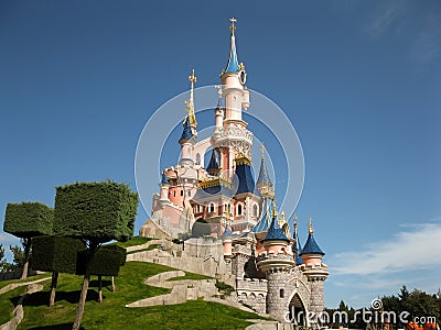 Princess's Castle Disneyland Paris. Editorial Stock Photo