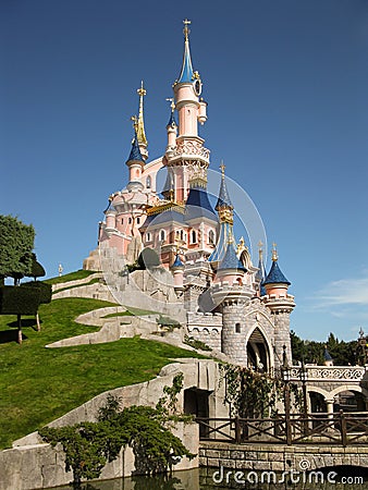 Princess's Castle Disneyland Paris. Editorial Stock Photo