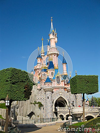 Princess's Castle Disneyland Paris. Editorial Stock Photo