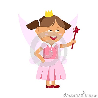 Princesses vector set cute collection of beautiful characters Vector Illustration