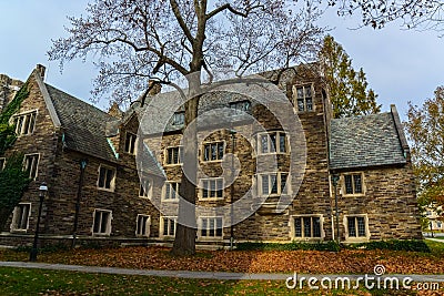 PRINCETON, NJ USA - NOVENBER 12, 2019: a view of Foulke Hall at Princeton University Editorial Stock Photo