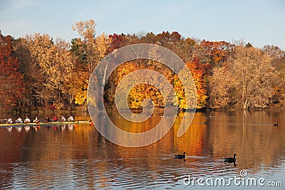 Princeton University Rowing team Editorial Stock Photo