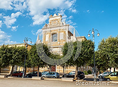 Chiesa Santa Teresa church of Brindisi, Apulia, Italy. Stock Photo