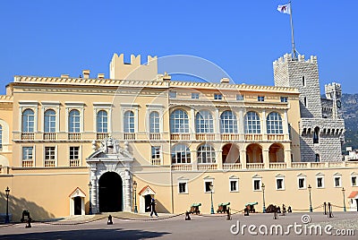 Principality of Monaco, seat of gouvernment. Stock Photo