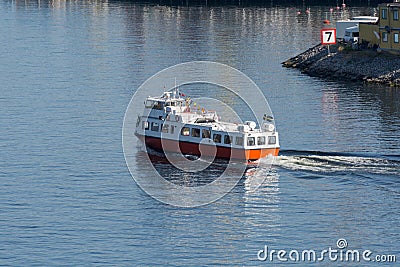 Prinsen archipelago ferry in stockholm Editorial Stock Photo