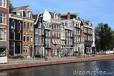 Prinsengracht canal Stock Photo