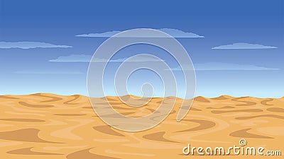 Vector illustration of the desert Vector Illustration