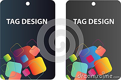 Abstract business Tag design -abstract Vector Illustration